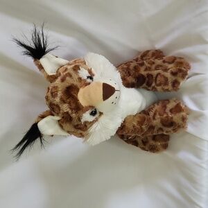 Tiger Cat Mountain lion Hug Fun Plush Furry ears Wild Cat Cub 12"